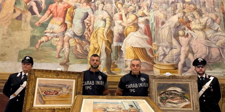 Recuperati i tre dipinti di Cezanne, Renoir e Matisse rubati a marzo dalla Fondazione Magnani Rocca